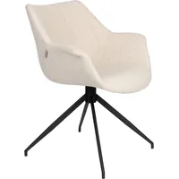 Zuiver Doulton Swivel Armstoel Naturel - Set van 2