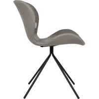 Zuiver OMG LL Eetkamerstoel Grijs - Set van 2