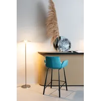Zuiver Zuiver Brit Barkruk Blauw - Set van 2