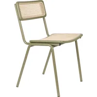 Zuiver Jort Eetkamerstoel Naturel/Groen - Set van 2