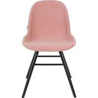 Zuiver Albert Kuip Soft Eetkamerstoel Roze - Set van 2