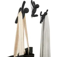 Umbra Buddy Kapstokhaken - Set van 3 - Zwart