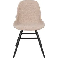 Zuiver Albert Kuip Soft Eetkamerstoel Beige - Set van 2