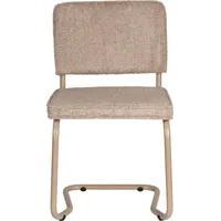 Zuiver Ridge Kink Eetkamerstoel Soft Beige - Set van 2