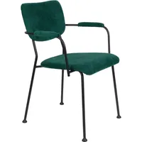 Zuiver Benson Armstoel Groen - Set van 2