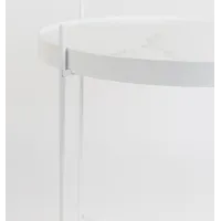 Zuiver - Side Table Cupid Marble White - Wit