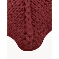 Westwing Grof gebreid kussen Sparkle, met vulling
