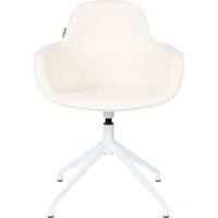 Zuiver Albert Kuip Swivel Armstoel Wit - Set van 2
