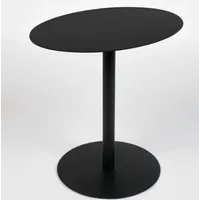 Zuiver Snow Oval Bijzettafel - Zwart