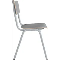 Zuiver Back To School HPL Eetkamerstoel Grijs - Set van 4