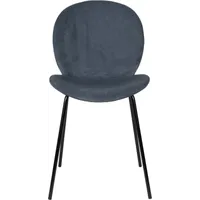 Zuiver Bonnet Eetkamerstoel Grijs/Blauw - Set van 2