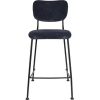 Zuiver Zuiver Benson Barkruk 64,5 cm Donkerblauw - Set van 2