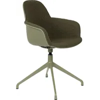 Zuiver Albert Kuip Swivel Armstoel Groen - Set van 2