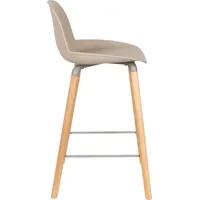 Zuiver Zuiver Albert Kuip Barkruk 65 cm Taupe - Set van 2