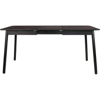 Zuiver Glimps Tafel - 120/162x80x76 - Zwart - Uitschuifbaar