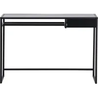Woood WOOOD Teun Bureau Met Lade - Metaal - Zwart - 110x76x50