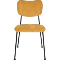 Zuiver Benson Eetkamerstoel Oker - Set van 2