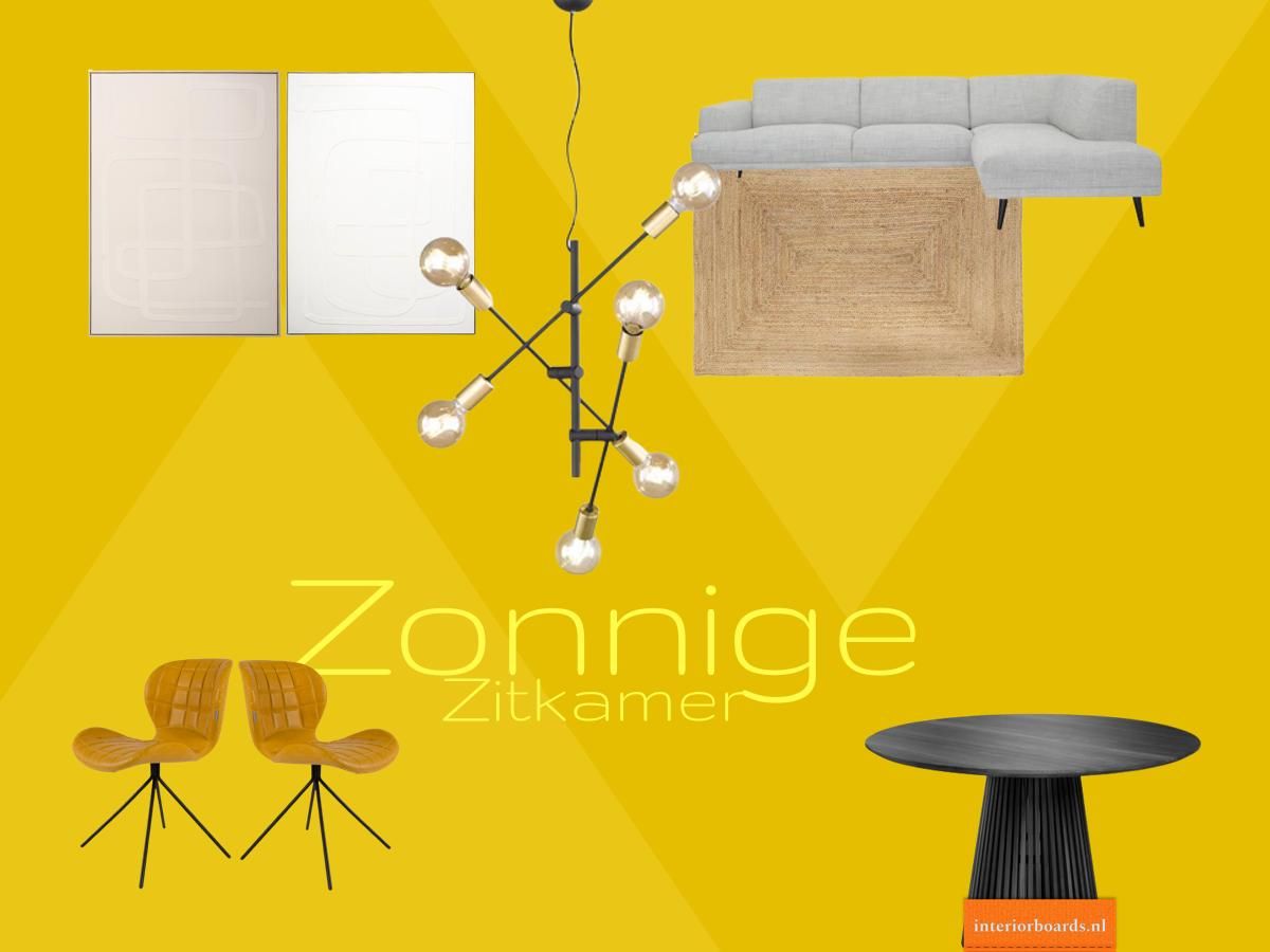 Moodboard: Zonnige zitkamer