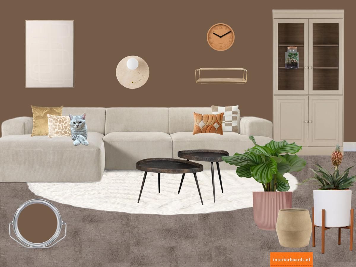 Moodboard: Woonkamer moodboard