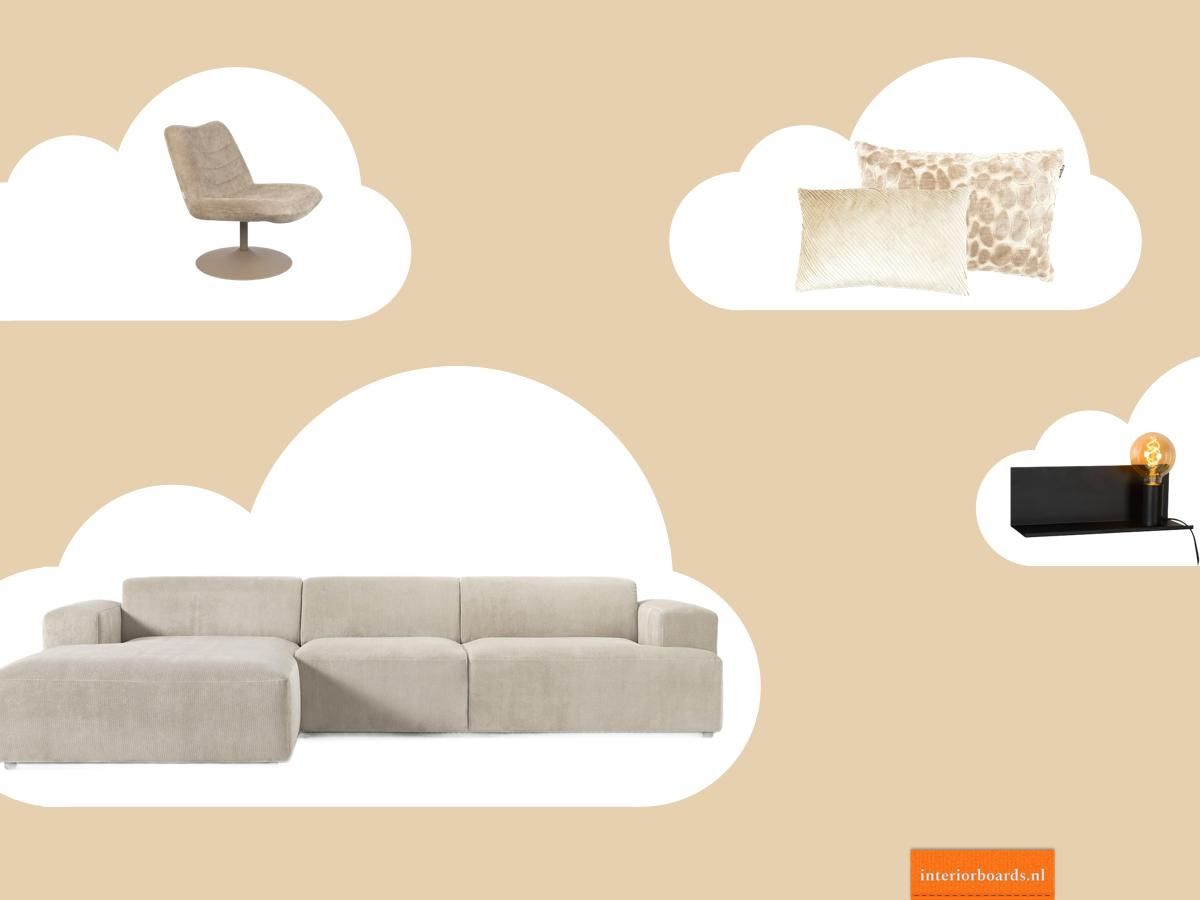 Moodboard: Zacht als wolken moodboard