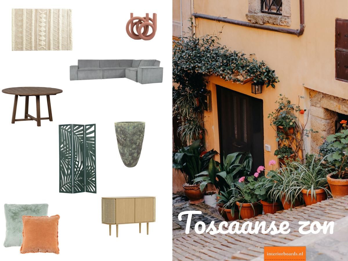 Moodboard: Moodboard Toscaanse Zon