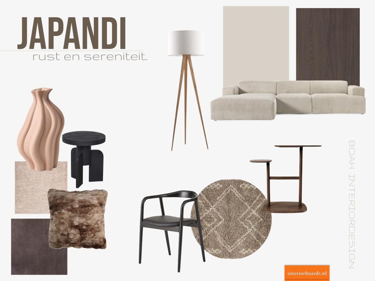 Moodboard: Luxe Japandi Living