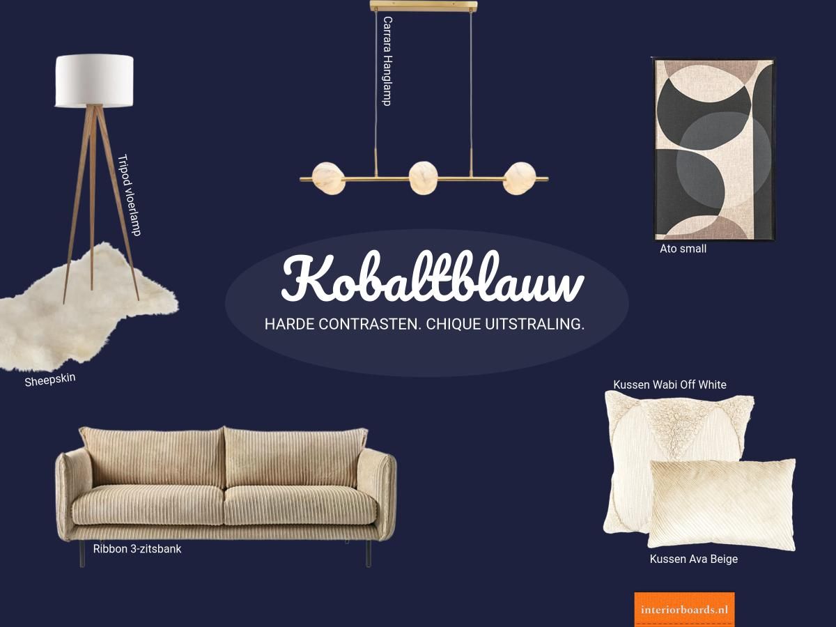 Moodboard: Baldadig Kobaltblauw